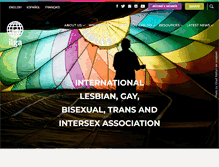 Tablet Screenshot of ilga.org